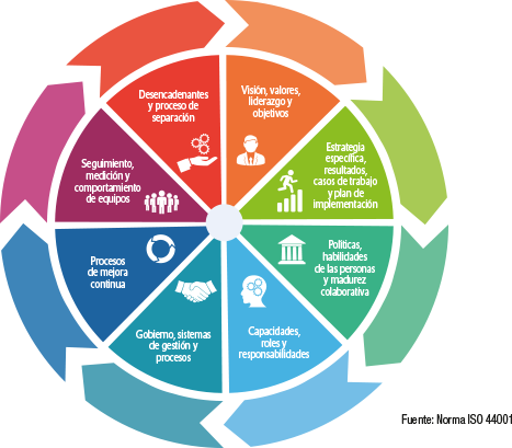Modelo del ciclo de vida en el marco de una relación de trabajo colaborativa